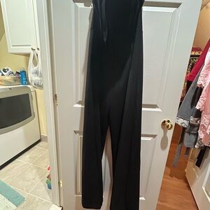 Lulu's Black Modern Jumpsuit with Long Sleeves